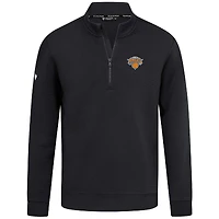 Pull noir à fermeture éclair quart de tour Accolade Cushion pour homme des New York Knicks Levelwear