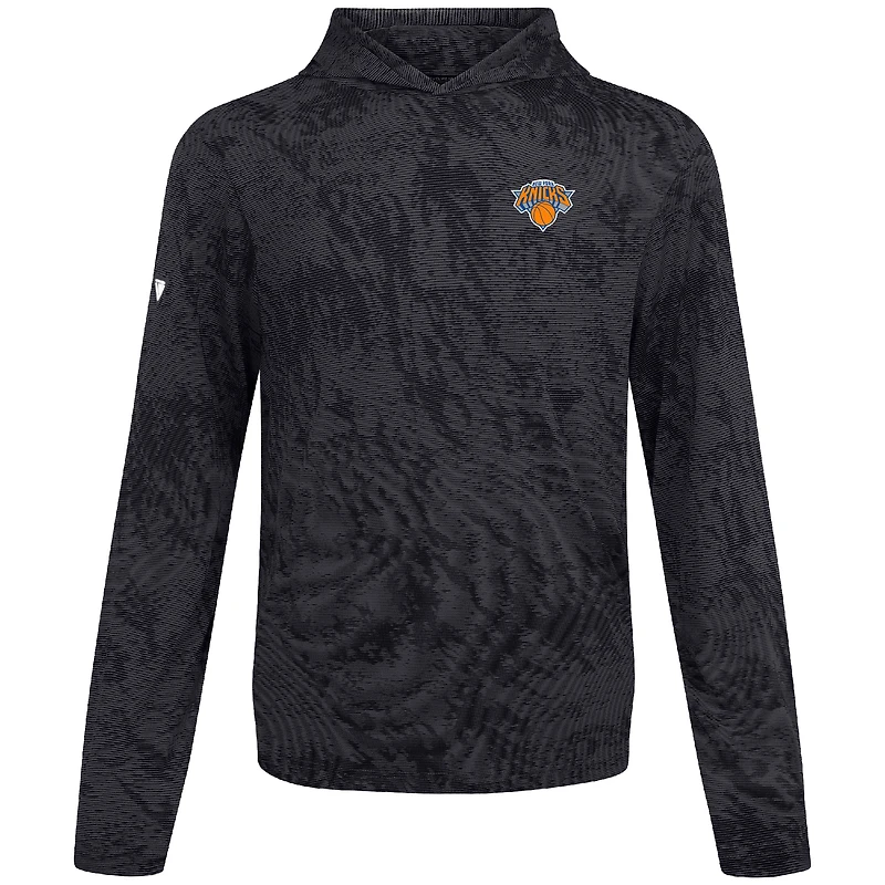 Sweat à capuche plateforme noir Levelwear pour homme des New York Knicks