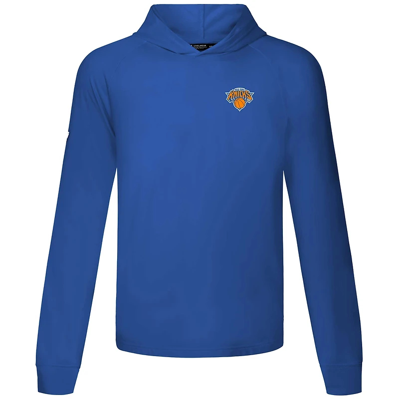 Sweat à capuche Levelwear Royal New York Knicks Dimension R pour homme