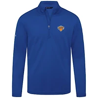 Men's Levelwear Royal New York Knicks Heron Quarter-Zip Top