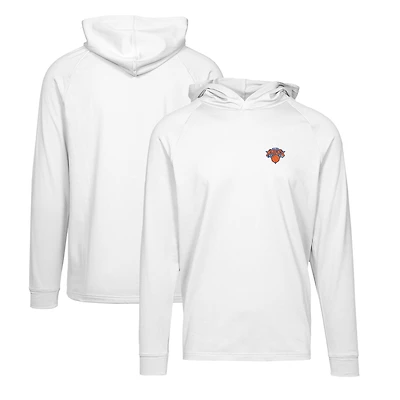 Men's Levelwear White New York Knicks Dimension Insignia Pullover Hoodie