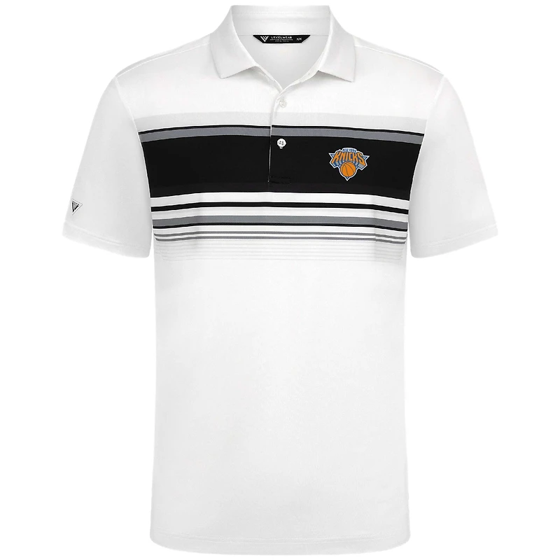 Polo blanc Onward des New York Knicks pour homme Levelwear
