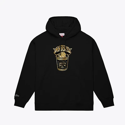 Men's Mitchell & Ness New York Knicks 2026 NBA Finals Champions Gold Coffee Cup Hoodie