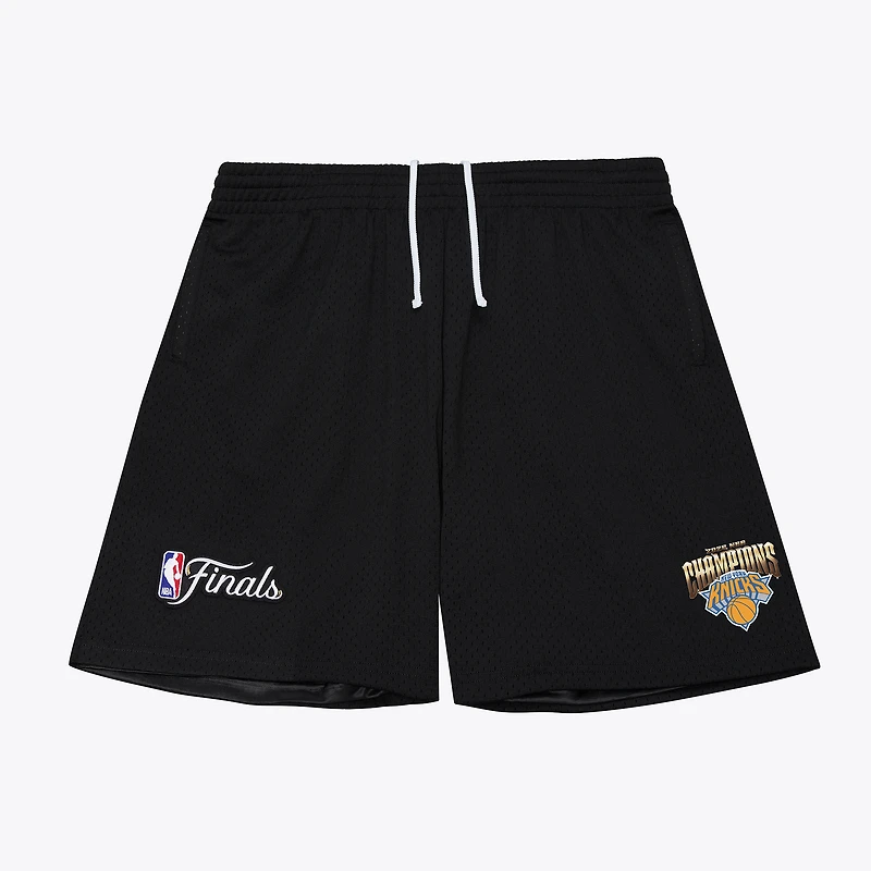 Men's Mitchell & Ness Black New York Knicks 2026 NBA Finals Champions Mesh Shorts