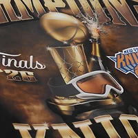 Men's Mitchell & Ness Black New York Knicks 2026 NBA Finals Champions Satin Full-Snap Jacket
