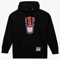 Sweat à capuche Mitchell & Ness noir pour homme, motif tasse de café des New York Knicks