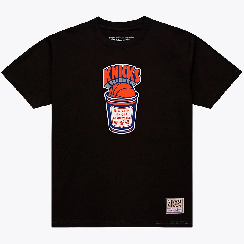 T-shirt Mitchell & Ness bleu New York Knicks pour homme