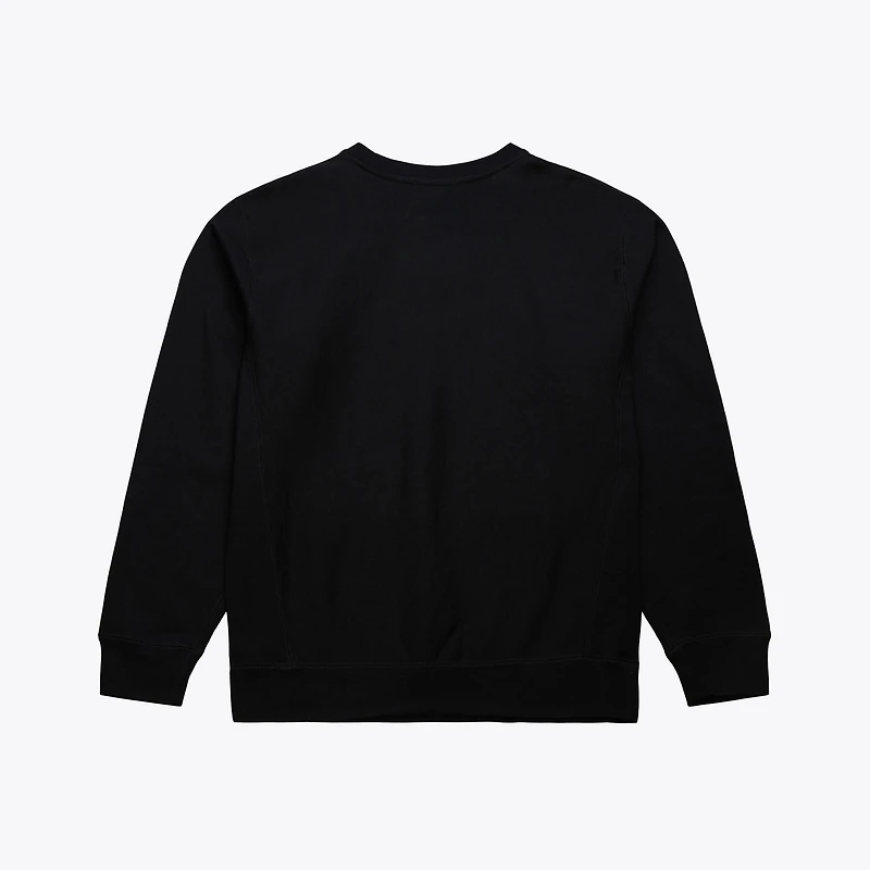 Men's Mitchell & Ness Black New York Knicks Hardwood Classics Coffee Sweatshirt