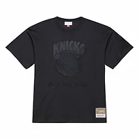 Men's Mitchell & Ness  Black New York Knicks Hardwood Classics Phantom T-Shirt