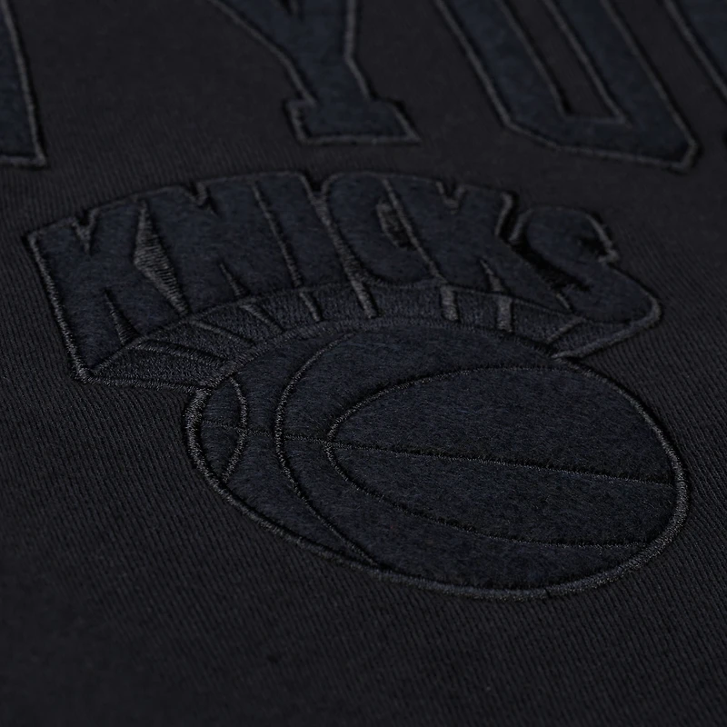 Sweat-shirt polaire noir Mitchell & Ness Phantom des New York Knicks pour homme