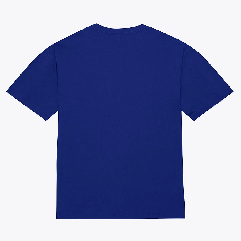 Men's Mitchell & Ness  Blue New York Knicks 1973 NBA Finals Champions Net T-Shirt