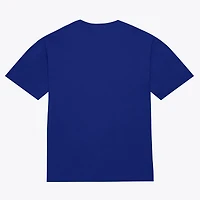 Men's Mitchell & Ness  Blue New York Knicks 1973 NBA Finals Champions Net T-Shirt