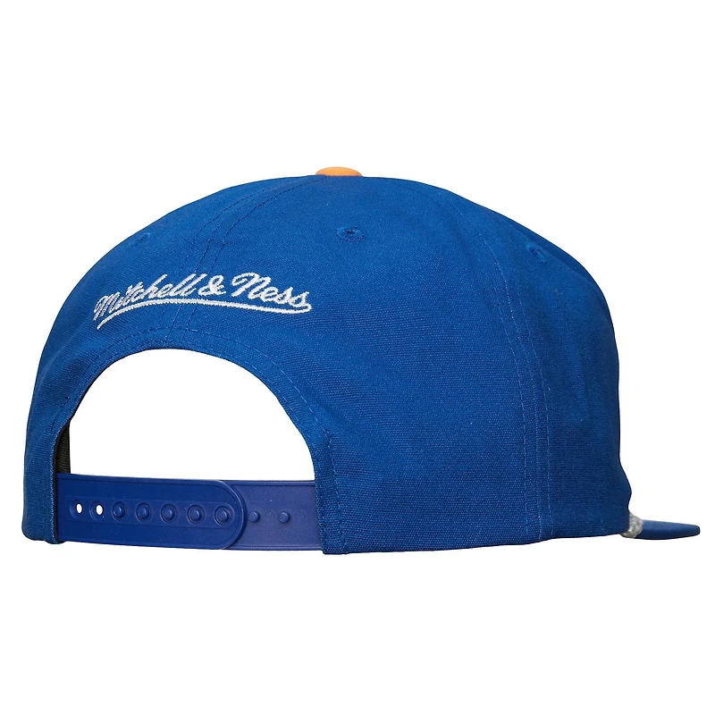 Casquette snapback Mitchell & Ness bleue New York Knicks Ascend Deadstock pour homme