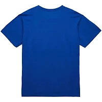 Men's Mitchell & Ness  Blue New York Knicks Big Tall Hardwood Classics Final Seconds T-Shirt