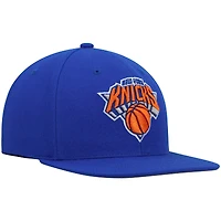 Men's Mitchell & Ness Blue New York Knicks Ground 2.0 Snapback Hat