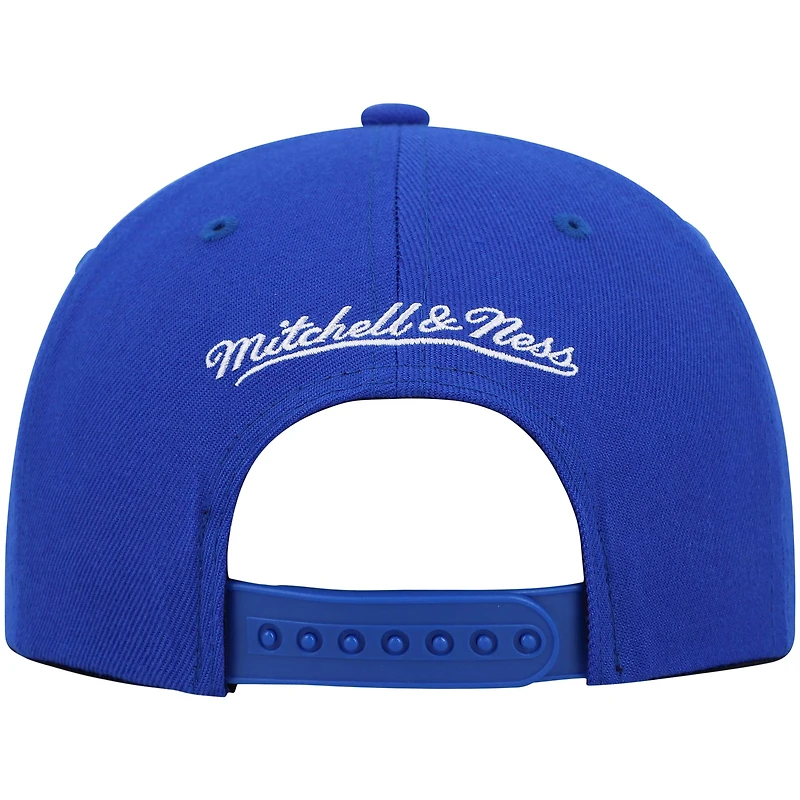 Men's Mitchell & Ness Blue New York Knicks Ground 2.0 Snapback Hat