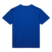 T-shirt bleu Mitchell & Ness pour homme, modèle Hardwood Classics Neon Nights, des New York Knicks