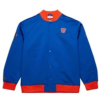 Veste en satin léger à boutons-pression Hardwood Classics Team OG 3.0 des New York Knicks Mitchell & Ness pour homme