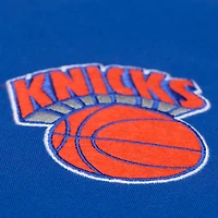 T-shirt premium Mitchell & Ness bleu pour homme, New York Knicks, victoire en séries éliminatoires