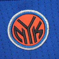 Men's Mitchell & Ness Carmelo Anthony Blue New York Knicks 2010/11 Hardwood Classics Authentic Jersey