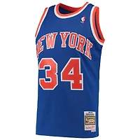 Maillot Swingman Hardwood Classics bleu Mitchell & Ness Charles Oakley pour homme