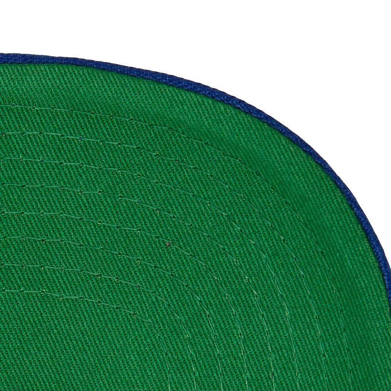 Casquette Snapback définie crème/bleu Mitchell & Ness pour hommes des New York Knicks 2x NBA Champions Soul Legacy