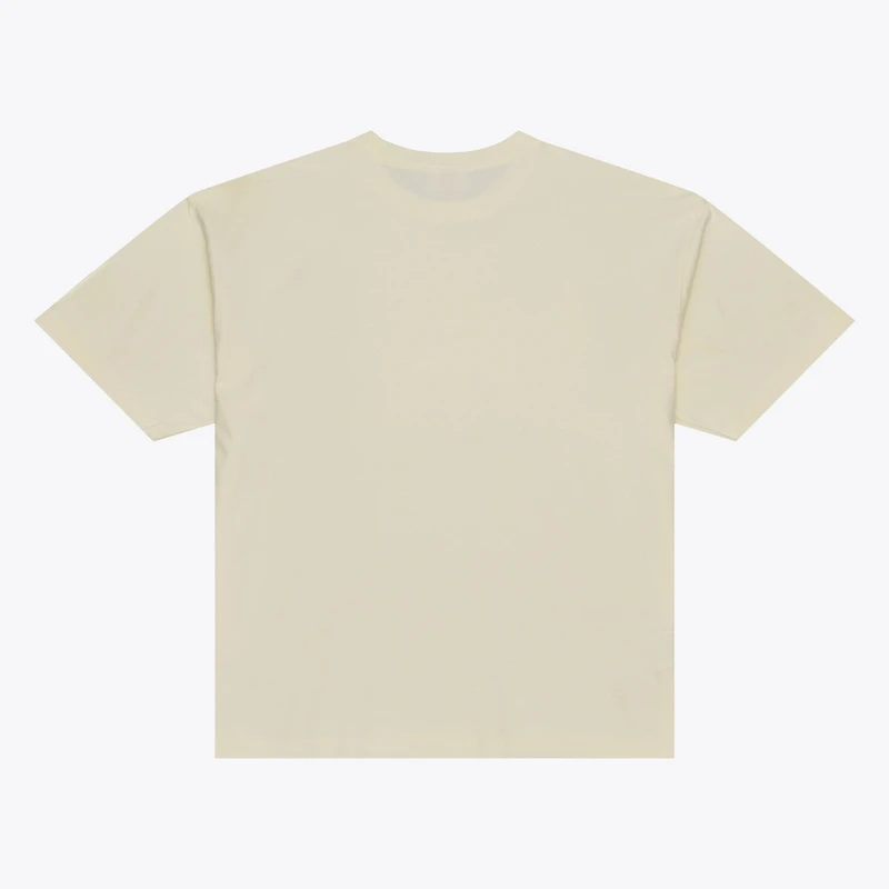 Men's Mitchell & Ness Cream New York Knicks Abbreviation Arch T-Shirt