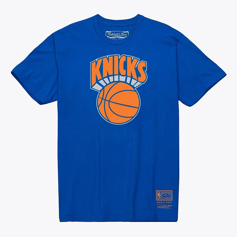 T-shirt Mitchell & Ness Heather Blue New York Knicks MVP pour homme