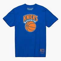 T-shirt Mitchell & Ness Heather Blue New York Knicks MVP pour homme