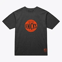 Men's Mitchell & Ness  Heather Charcoal New York Knicks MVP T-Shirt