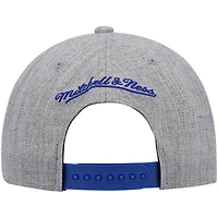 Casquette Snapback New York Knicks Hardwood Classics Team 2.0 gris chiné Mitchell & Ness pour homme
