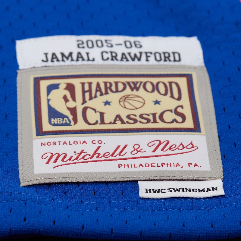 Men's Mitchell & Ness Jamal Crawford Blue New York Knicks 2005/06 Hardwood Classics Swingman Jersey