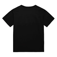 Men's Mitchell & Ness Jeremy Lin Black New York Knicks Linsanity Logo T-Shirt