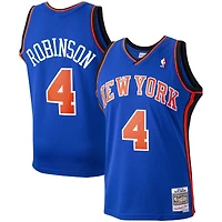 Maillot Swingman Mitchell & Ness Nate Robinson bleu New York Knicks Hardwood Classics pour hommes