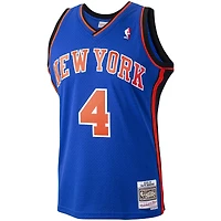 Maillot Swingman Mitchell & Ness Nate Robinson bleu New York Knicks Hardwood Classics pour hommes