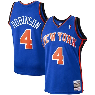Maillot Swingman Mitchell & Ness Nate Robinson bleu New York Knicks Hardwood Classics pour hommes