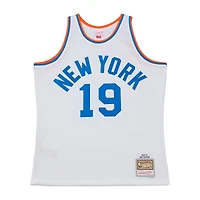 Maillot Swingman Pioneers 1950-51 de Nathaniel Clifton, blanc, Mitchell & Ness, pour homme, New York Knicks