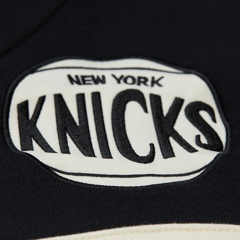 Men's Mitchell & Ness Olive/Black New York Knicks Double Clutch Head Coach Hoodie