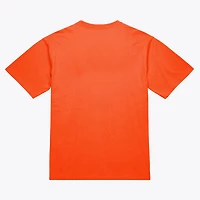T-shirt basique orange Mitchell & Ness New York Knicks pour homme