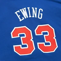 Sweat à capuche Mitchell & Ness Patrick Ewing bleu New York Knicks pour homme