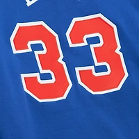 Men's Mitchell & Ness Patrick Ewing Blue New York Knicks Name Number Hoodie