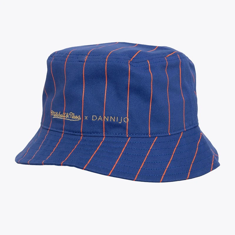 Men's Mitchell & Ness x DANNIJO  Blue New York Knicks Bucket Hat