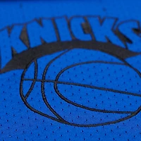 Men's Mitchell & Ness x Purple Brand Navy New York Knicks Button-Up Shooting Shirt