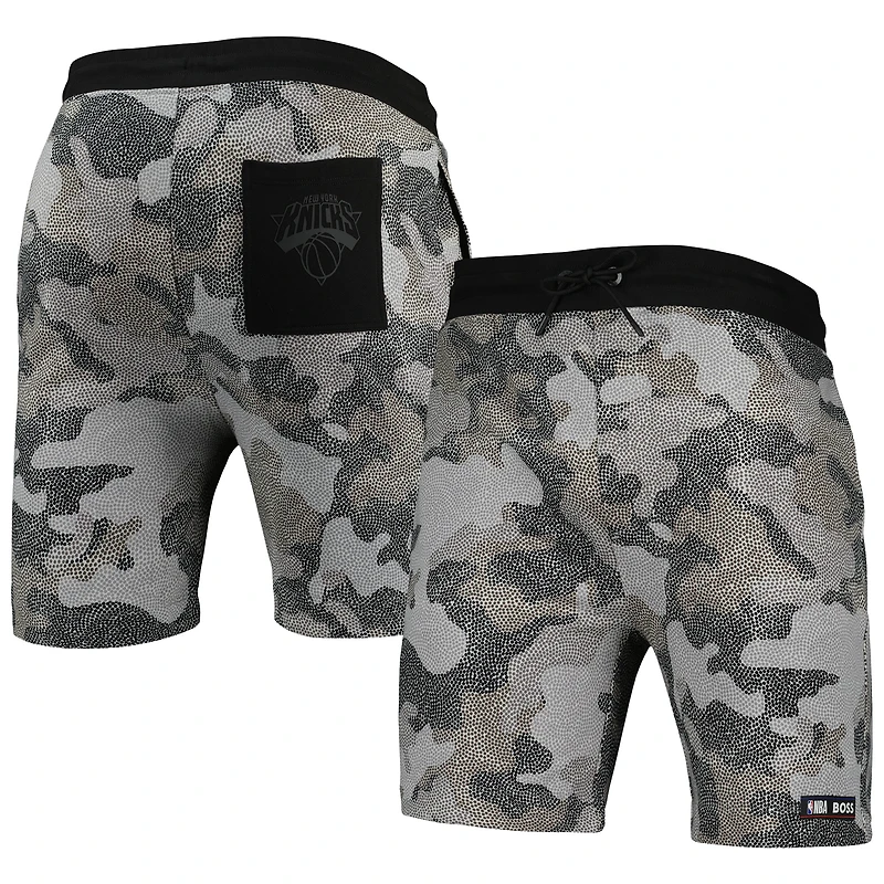 Short pour homme NBA x Hugo Boss New York Knicks Black Slam Camo