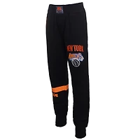 Men's NBA x Two Hype  Black New York Knicks Culture & Hoops Collection Premium Jogger Pants