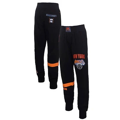 Men's NBA x Two Hype  Black New York Knicks Culture & Hoops Collection Premium Jogger Pants