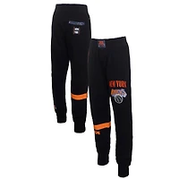Men's NBA x Two Hype  Black New York Knicks Culture & Hoops Collection Premium Jogger Pants