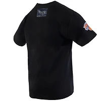 T-shirt noir de qualité supérieure pour homme NBA x Two Hype New York Knicks Collection Culture & Hoops