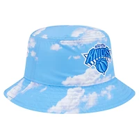 Bob réversible New Era noir/bleu clair York Knicks Summer Sun and Storm pour homme