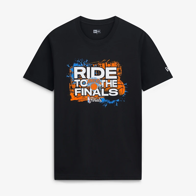 Men's New Era Black York Knicks 2026 NBA Finals T-Shirt